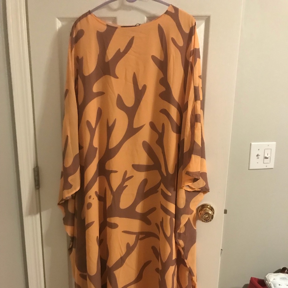 Flowy Jamaican Maxi Dress/L